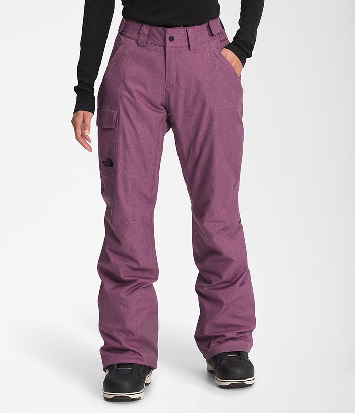 Pantalon Nieve The North Face Mujer Freedom Insulated Moradas - Peru 64217DVZR